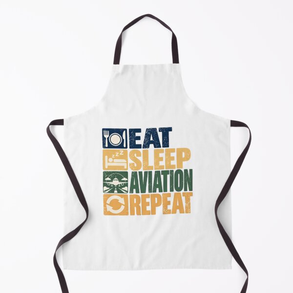 Item preview, Eat Sleep Aviation Repeat Pilot Flying Enthusiast designed and sold by SkeletonsDanger.