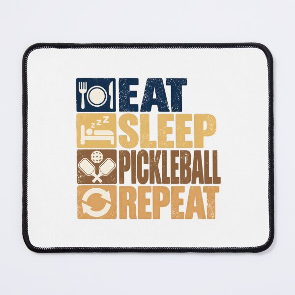 Item preview, Eat Sleep Pickleball Repeat Pickleball Player Fan designed and sold by SEEM-drawing.