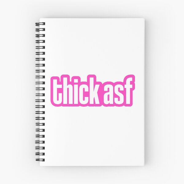 Item preview, thick asf, pink outline designed and sold by Memes N Lore .