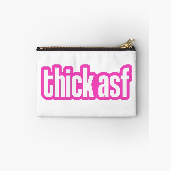Item preview, thick asf, pink outline designed and sold by Memes N Lore .