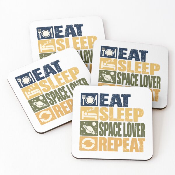 Item preview, Eat Sleep Space Lover Repeat Astronomy Universe Enthusiast designed and sold by SkeletonsDanger.