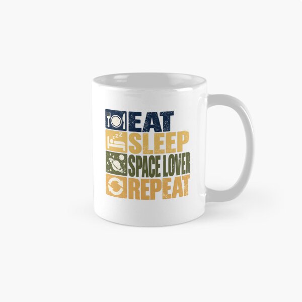 Item preview, Eat Sleep Space Lover Repeat Astronomy Universe Enthusiast designed and sold by SkeletonsDanger.