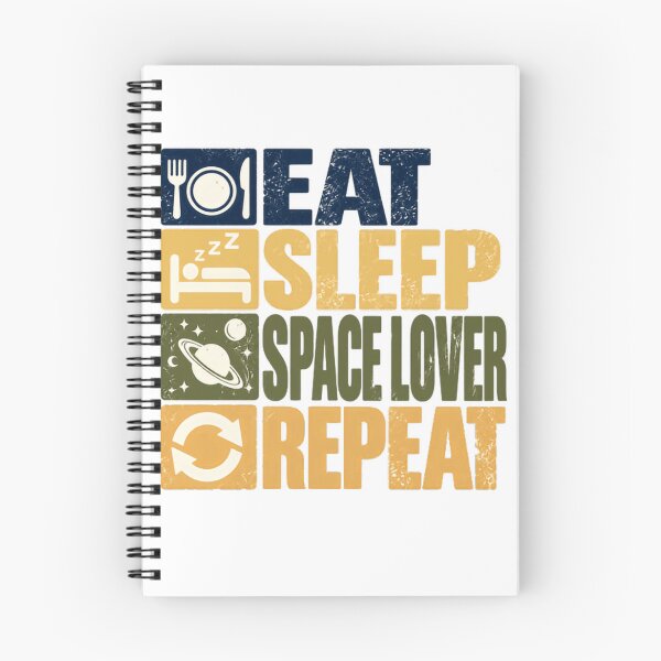 Item preview, Eat Sleep Space Lover Repeat Astronomy Universe Enthusiast designed and sold by SkeletonsDanger.