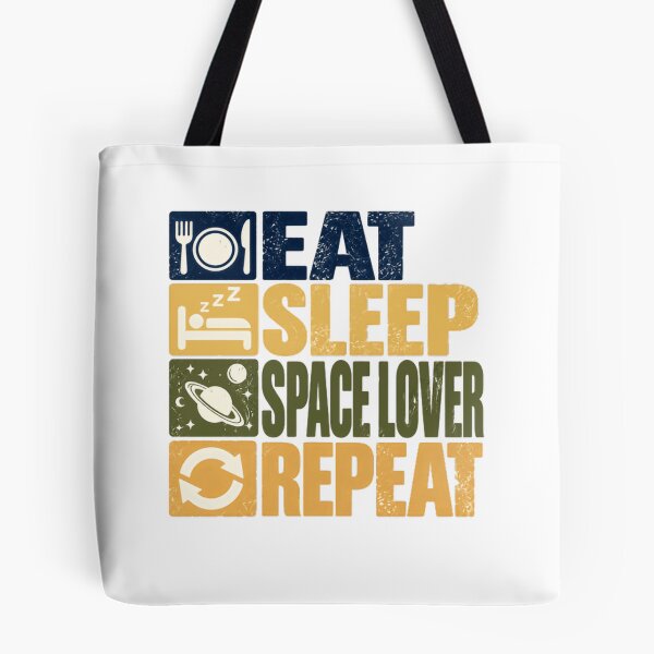 Item preview, Eat Sleep Space Lover Repeat Astronomy Universe Enthusiast designed and sold by SkeletonsDanger.