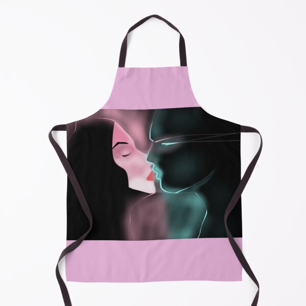 Item preview, Neon Outline Midnight Kiss Silhouette designed and sold by AbstractAngstt.
