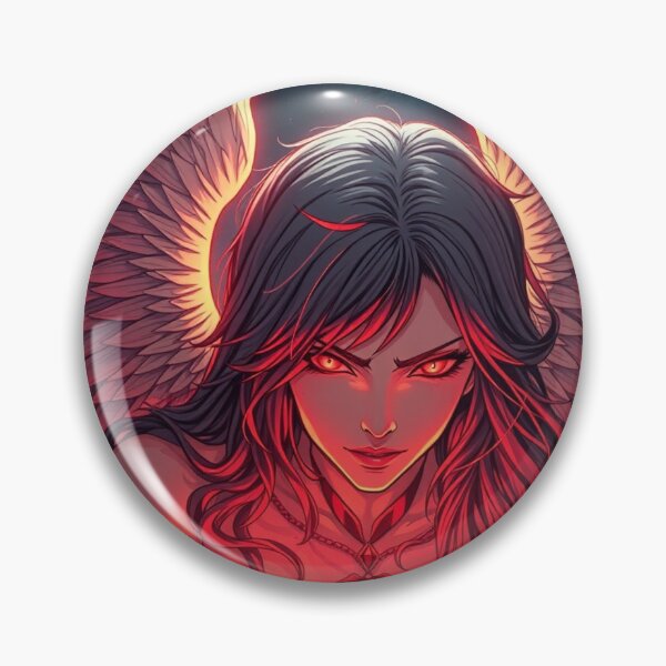 Item preview, Fallen Angel with Red Eyes designed and sold by GenesisArtis.