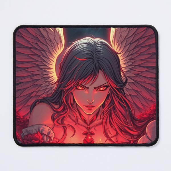 Item preview, Fallen Angel with Red Eyes designed and sold by GenesisArtis.