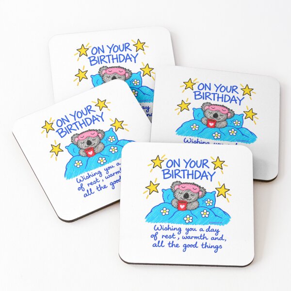 Item preview, Wishing You Rest, Warmth & All the Good Things – Koala Birthday designed and sold by newsuept25.art.