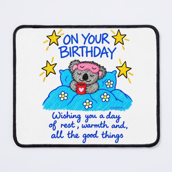 Item preview, Wishing You Rest, Warmth & All the Good Things – Koala Birthday designed and sold by newsuept25.art.