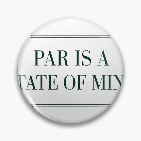 Item preview, Par Is a State of Mind Golf Typography Shirt designed and sold by DripyDesigns.
