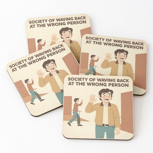 Item preview, Society of Waving Back at the Wrong Person designed and sold by PictorialWhimsy.