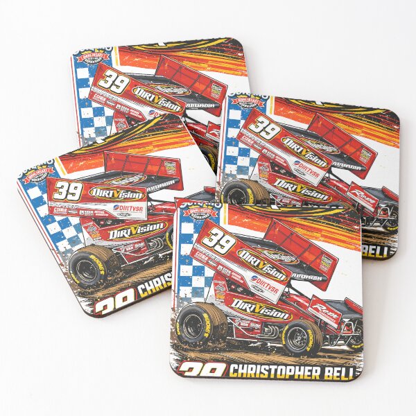 Item preview, Christopher Bell DirtVision Sprint Car Poster designed and sold by Matinez Pink.