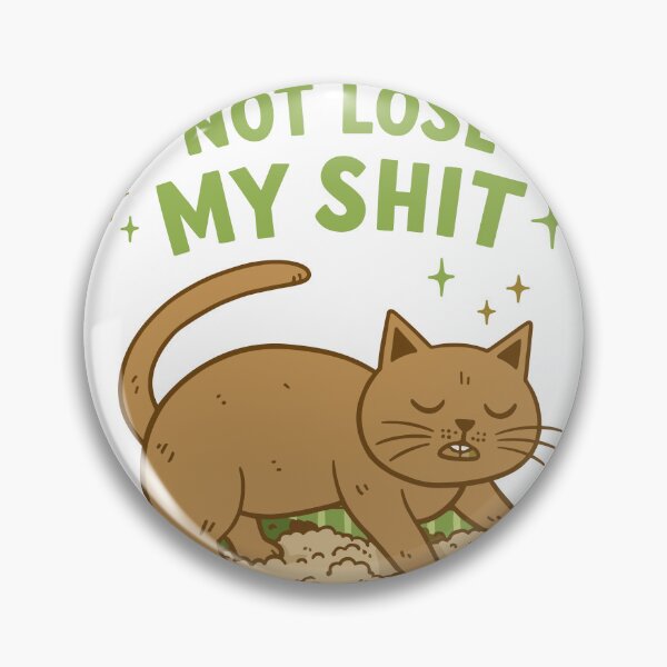 Item preview, Trying Not To Lose My Shit Cat Poster designed and sold by Matinez Pink.