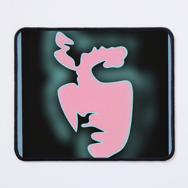 Item preview, Glowing Cyan Edge Pink Flame Face designed and sold by AbstractAngstt.