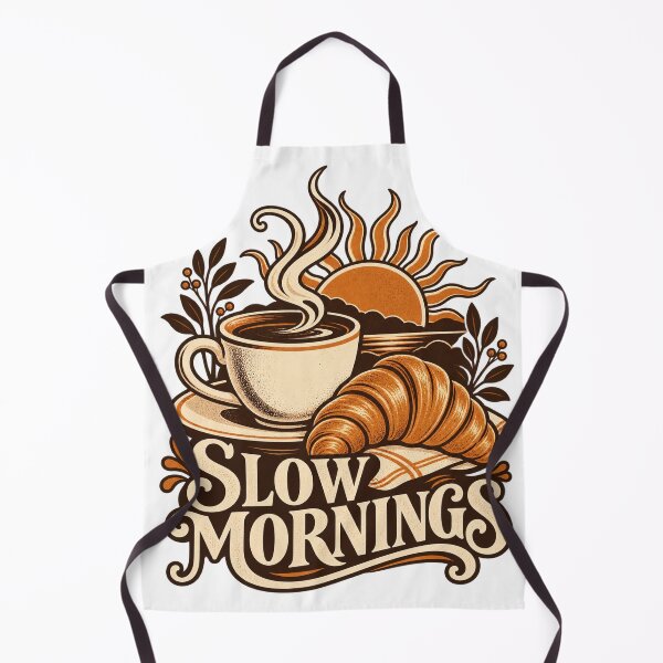 Item preview, Slow Mornings Coffee, Croissant Cup and Sunrise Graphic designed and sold by haitrieuic96.