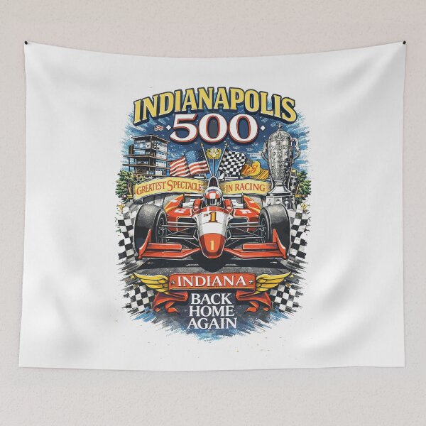 Item preview, Indianapolis 500 Greatest Spectacle Poster designed and sold by Matinez Pink.