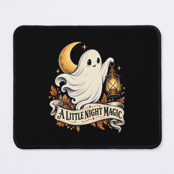 Item preview, A Little Night Magic Ghost, Lantern Moon Halloween Art designed and sold by haitrieuic96.
