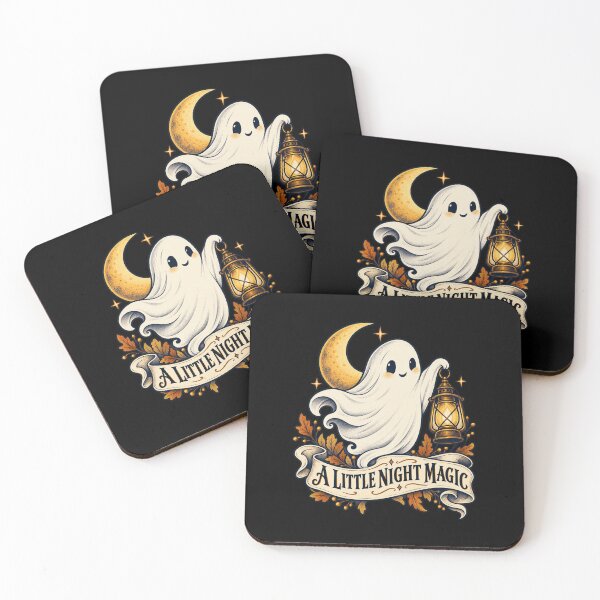 Item preview, A Little Night Magic Ghost, Lantern Moon Halloween Art designed and sold by haitrieuic96.