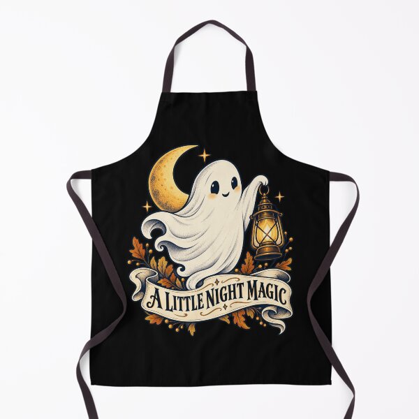 Item preview, A Little Night Magic Ghost, Lantern Moon Halloween Art designed and sold by haitrieuic96.