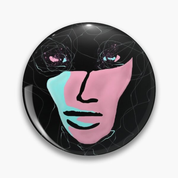 Item preview, Scribble Hair Cosmic Eye Mask Portrait designed and sold by AbstractAngstt.