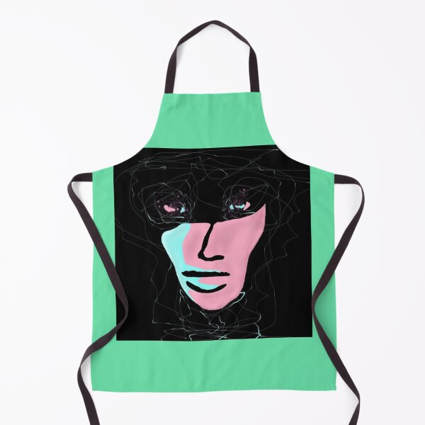 Item preview, Scribble Hair Cosmic Eye Mask Portrait designed and sold by AbstractAngstt.