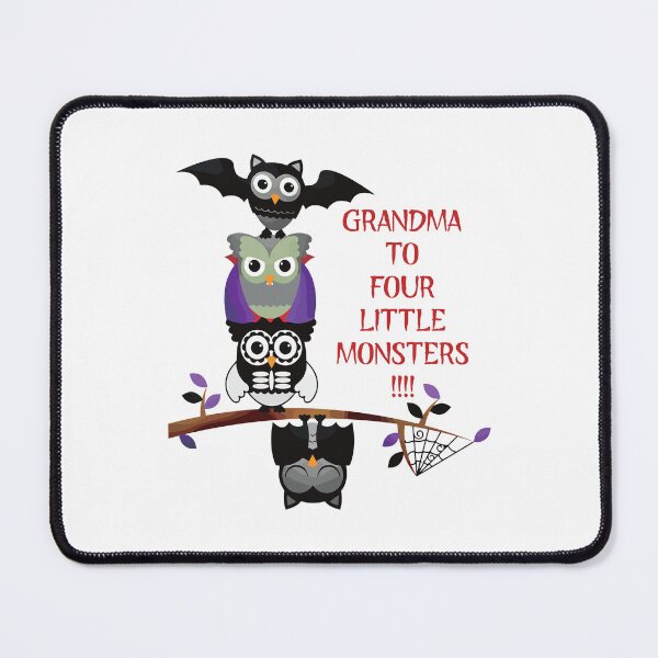 Item preview, Grandma to Four Little Monsters (on White) designed and sold by PawsitiveMum3.