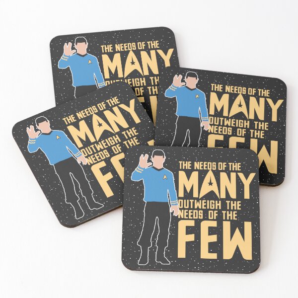 Item preview, The needs of the many outweigh the needs of the few designed and sold by 4gottenlore.