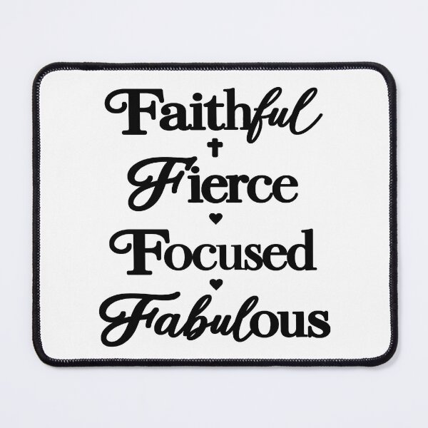 Item preview, faithful fierce focused fabulous designed and sold by OCD_JESSICA.
