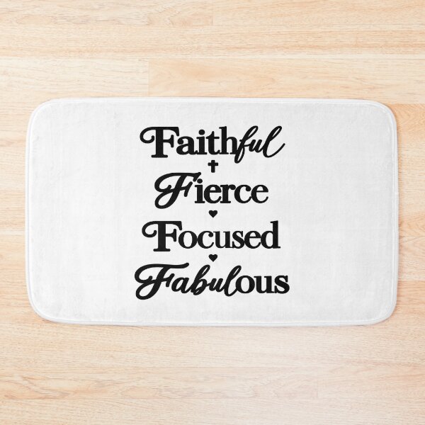 Item preview, faithful fierce focused fabulous designed and sold by OCD_JESSICA.
