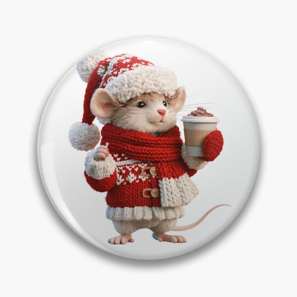 Item preview, Cute Christmas Gift: A Cute Mouse With Chocholate 2 designed and sold by sunset-capturer.