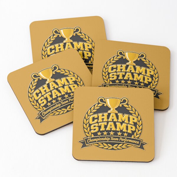 Item preview, Champ Stamp - Championship Team Performance (Enamel-pin look)  designed and sold by TheFatherOfArt.