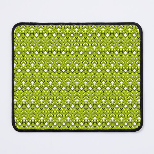 Item preview, Abstract geometric pattern retro bright green designed and sold by fuzzyfox.