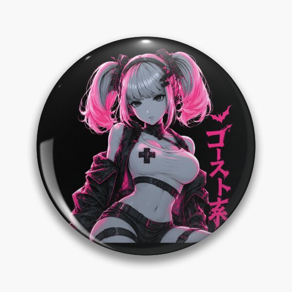 Item preview, Anime Waifu, Cyber Goth designed and sold by NovaBlossomCo.