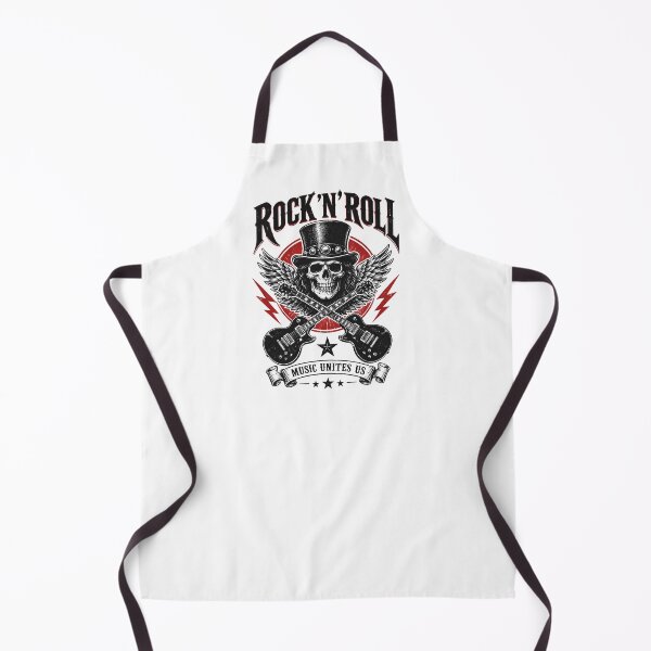 Item preview, Rock N Roll Skull Guitar Vintage Emblem designed and sold by Skyrocketz.