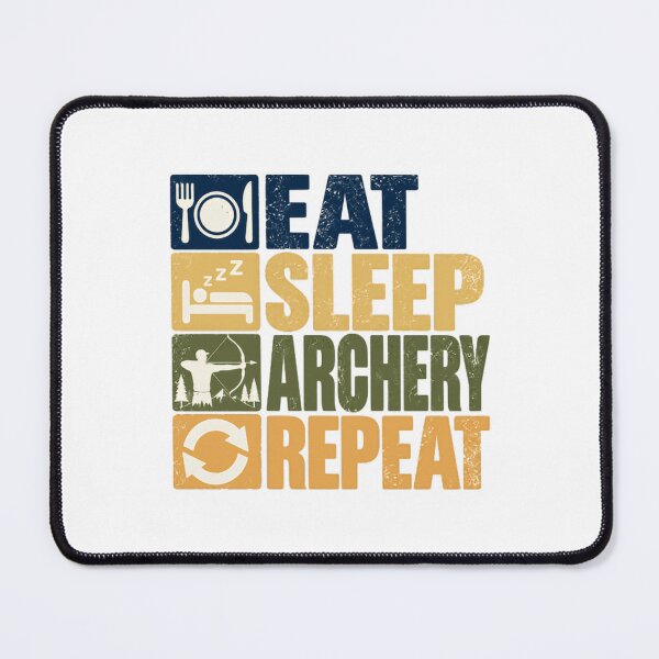 Item preview, Eat Sleep Archery Repeat Archer Archery Lover Bow Hunter designed and sold by SEEM-drawing.