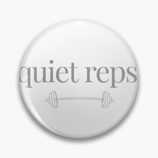 Item preview, Quiet Reps Minimal Fitness Shirt designed and sold by DripyDesigns.
