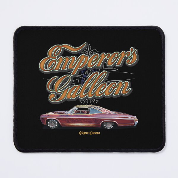 Item preview, 1965 Impala Emperor's Galleon with text - Lowrider, Kustom, Hot Rod, Muscle Car designed and sold by Elegant Customs.