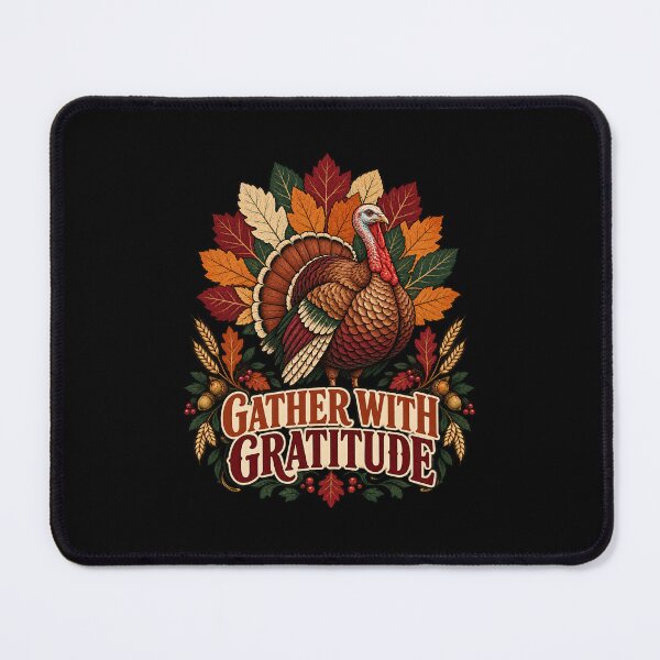 Item preview, Gather with Gratitude Turkey, Autumn Harvest Botanical Art designed and sold by haitrieuic96.