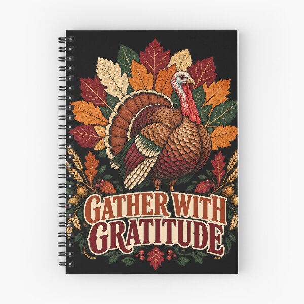 Item preview, Gather with Gratitude Turkey, Autumn Harvest Botanical Art designed and sold by haitrieuic96.