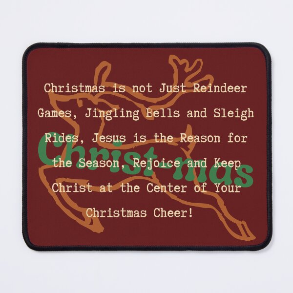 Item preview, Christian Christmas Reindeer Jesus Faith Reason For the Season Gift Bible Verse designed and sold by Forevermore.