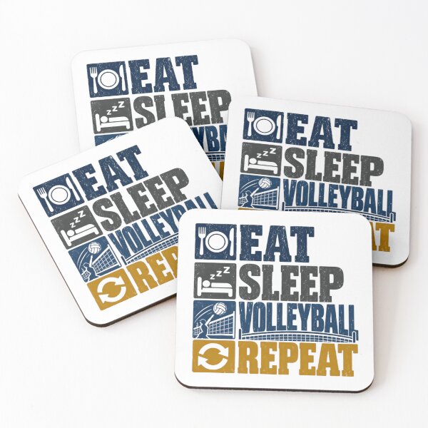 Item preview, Eat Sleep Volleyball Repeat Volleyball Player Athlete designed and sold by NeedForParks.