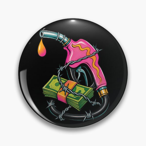 Item preview, Pain at the Pump Automotive Gas Pump Tattoo Art designed and sold by Automotive Art by Greg.