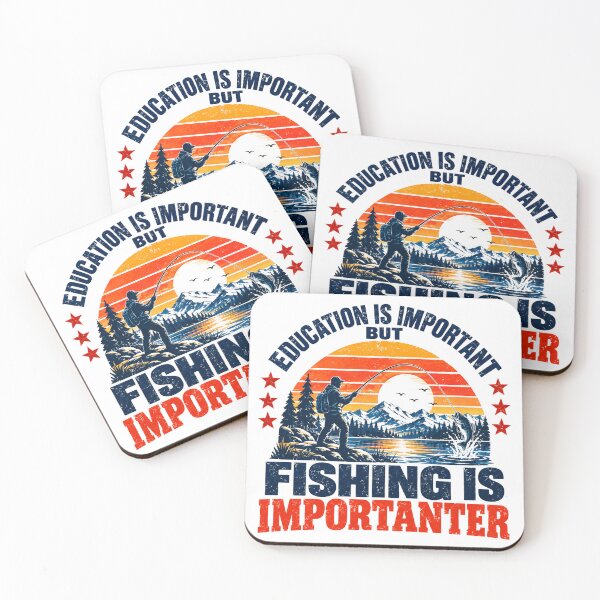 Item preview, Education Is Important But Fishing Is Importanter Angler Fisherman Hobby designed and sold by NeedForParks.