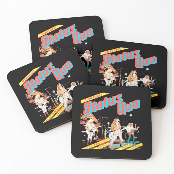 Item preview, Status Quo Portrait Vintage Classic Rock Band designed and sold by Aistementinp.