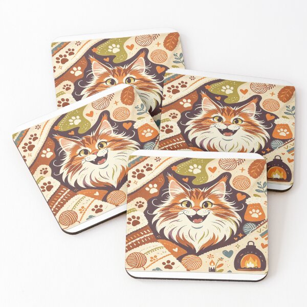 Item preview, Majestic Fluffy Longhair Cat – Elegant Cozy Blanket designed and sold by DretiArts.