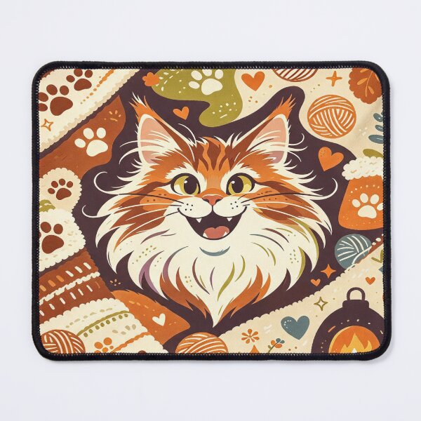 Item preview, Majestic Fluffy Longhair Cat – Elegant Cozy Blanket designed and sold by Mggtz.