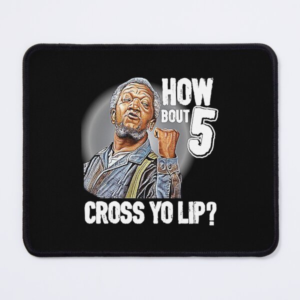 Item preview, 5 Cross You Lip Sanford And Son Tv Show Redd Foxx The Comedy Store Good Times Halloween Christmas designed and sold by ChromaFeed.