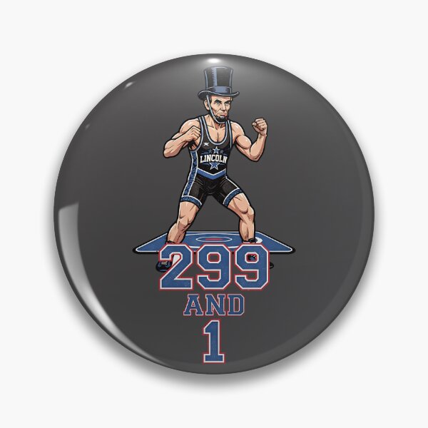Item preview, Wrestling Abraham Lincoln - 299 and 1 Record Graphic designed and sold by FrozenFits.