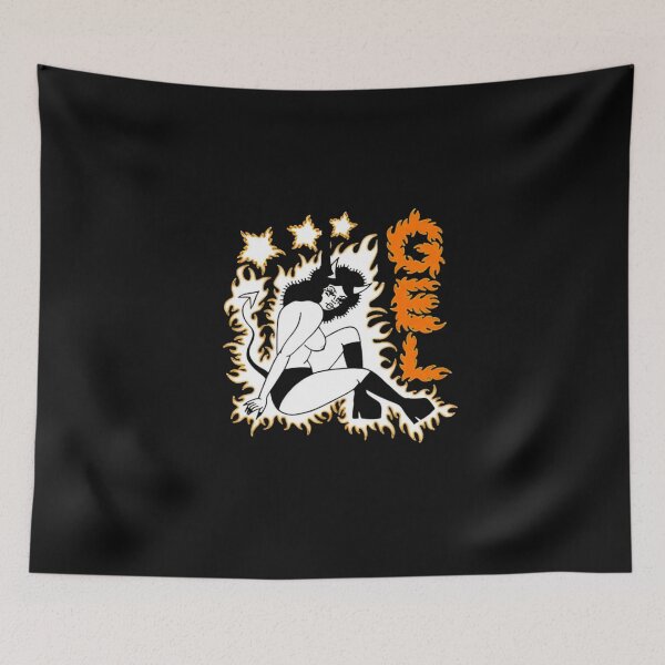 Item preview, GEL Devil Flames Art designed and sold by HSMGallery.