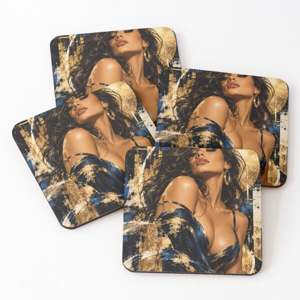 Item preview, Midnight Gilded Muse | Blue Desire designed and sold by SHOCAMPOS DESIGNS .